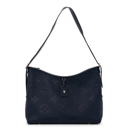 Louis Vuitton Empreinte Monogram Giant CarryAll MM Navy 1 of 11