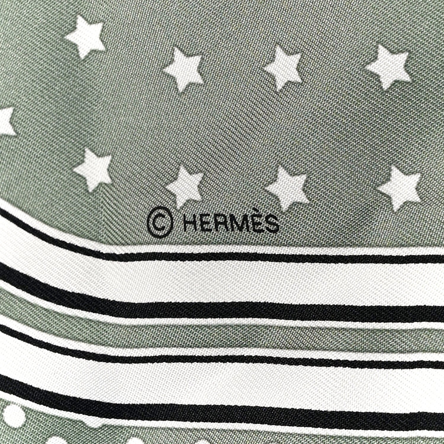 Hermes Silk Brides De Gala Bandana A Pois Scarf 70 4 of 4
