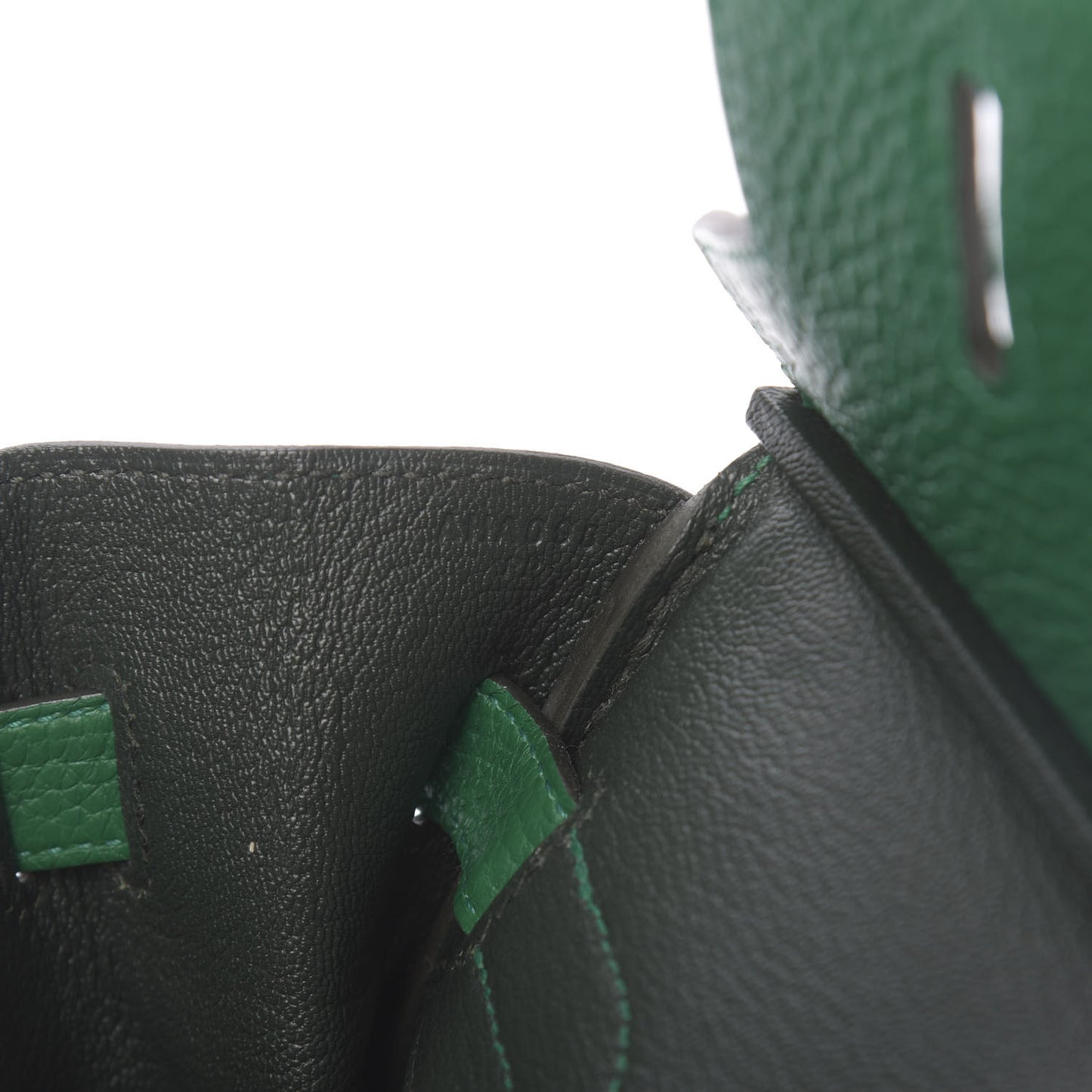 Taurillon Clemence Birkin 30 Vert Vertigo