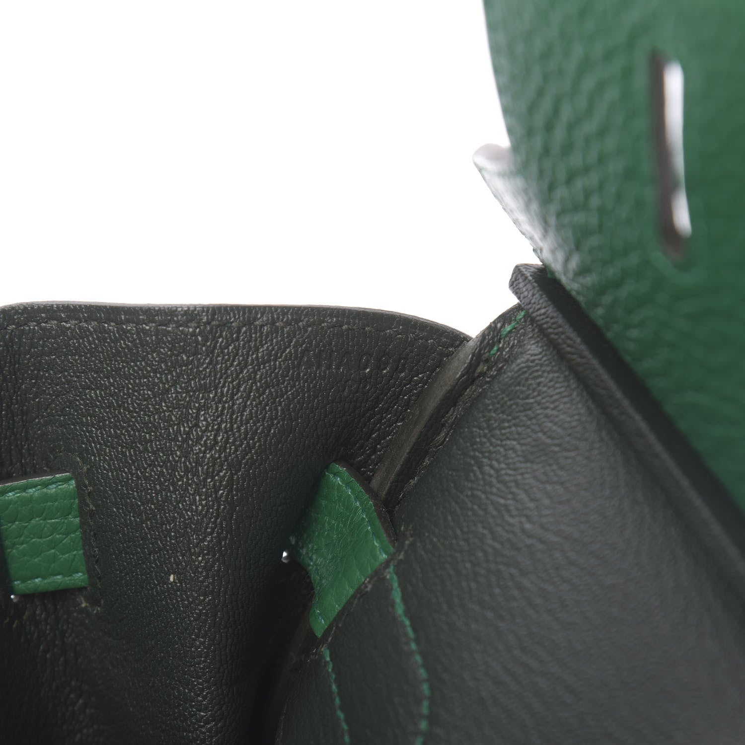 Hermes Taurillon Clemence Birkin 30 Vert Vertigo 6 of 12