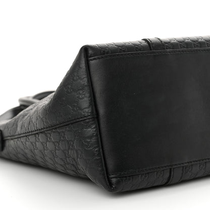 Gucci Soft Microguccissima Small Zippered Satchel Black 9 of 12