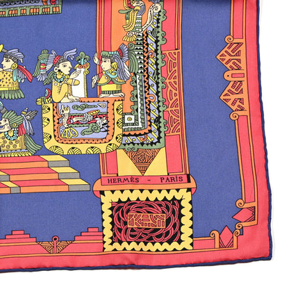 Hermes Silk Astres et Soleils Scarf 90 2 of 5