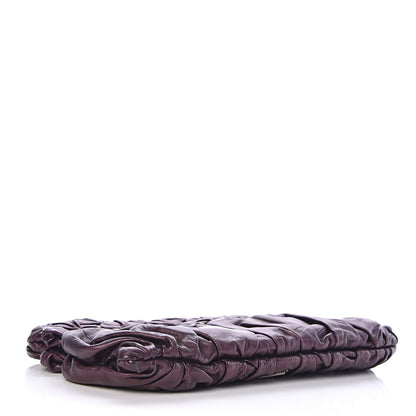 Prada Metallic Nappa Gaufre Clutch Ribes 4 of 10