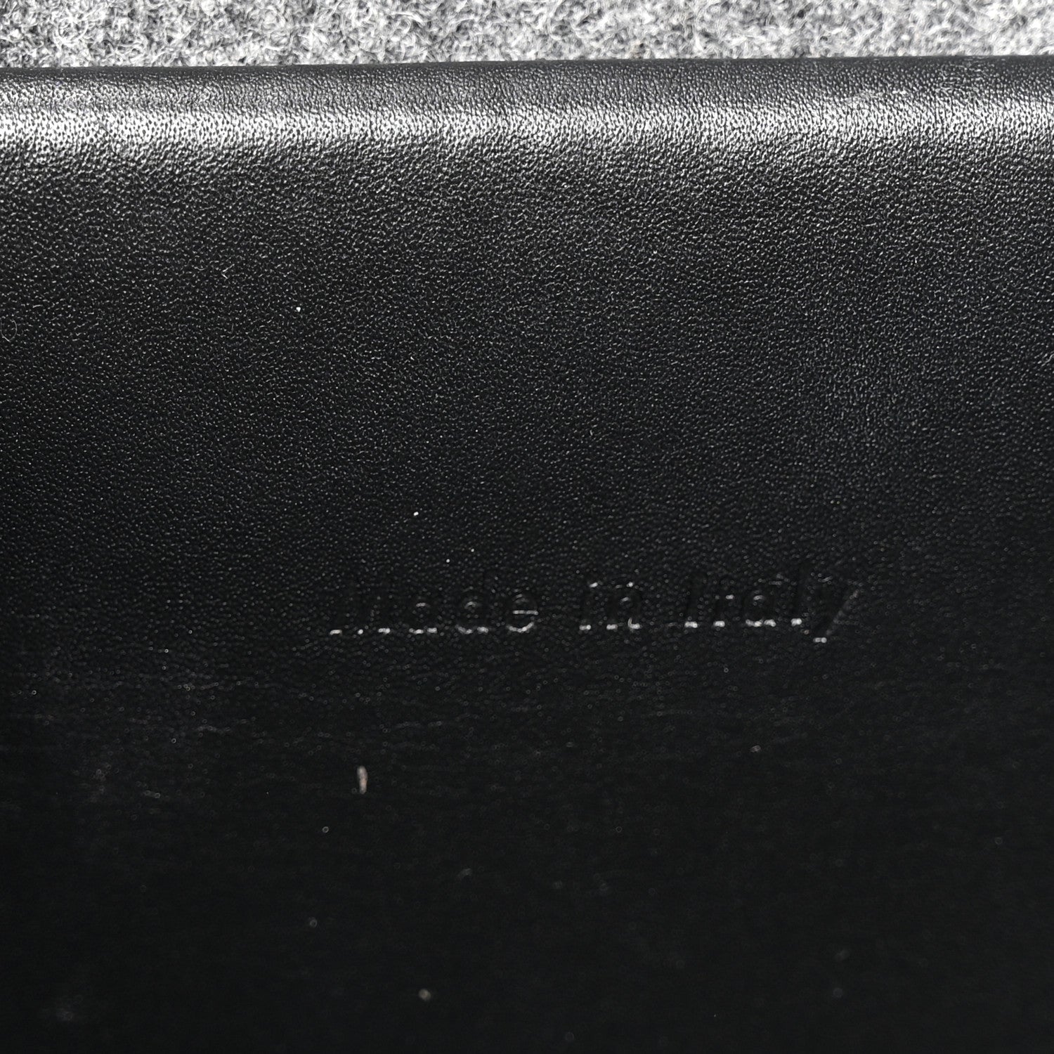 Celine Felt Smooth Calfskin Mini Belt Bag Grey Black 6 of 12
