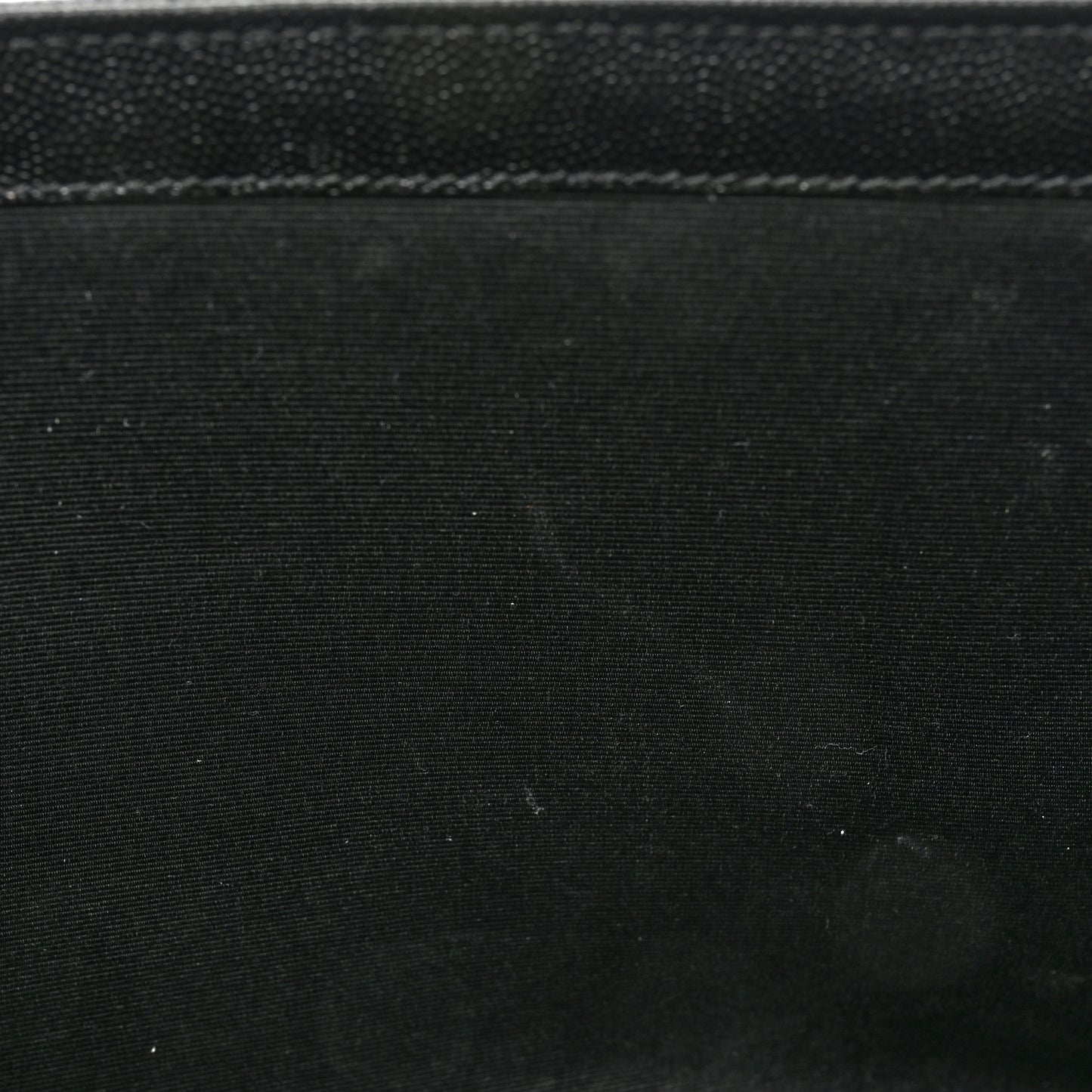 Grain De Poudre Matelasse Chevron Large Monogram Satchel Black