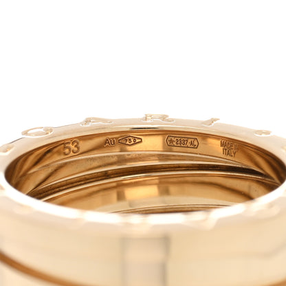 Bulgari 18K Yellow Gold B.Zero1 Four-Band Ring 53 6.5 4 of 6