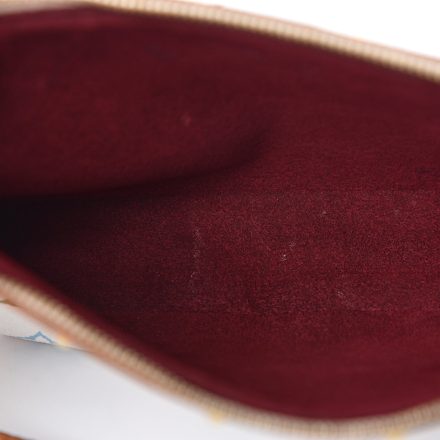 Monogram Multicolor Pochette Accessories White