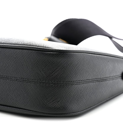 Prada Saffiano Lux Re-Edition 2005 Shoulder Bag Black 10 of 11