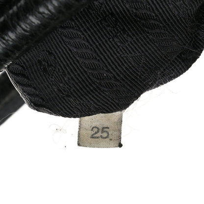 Prada Glace Calf Twin Pocket Tote Black 7 of 16