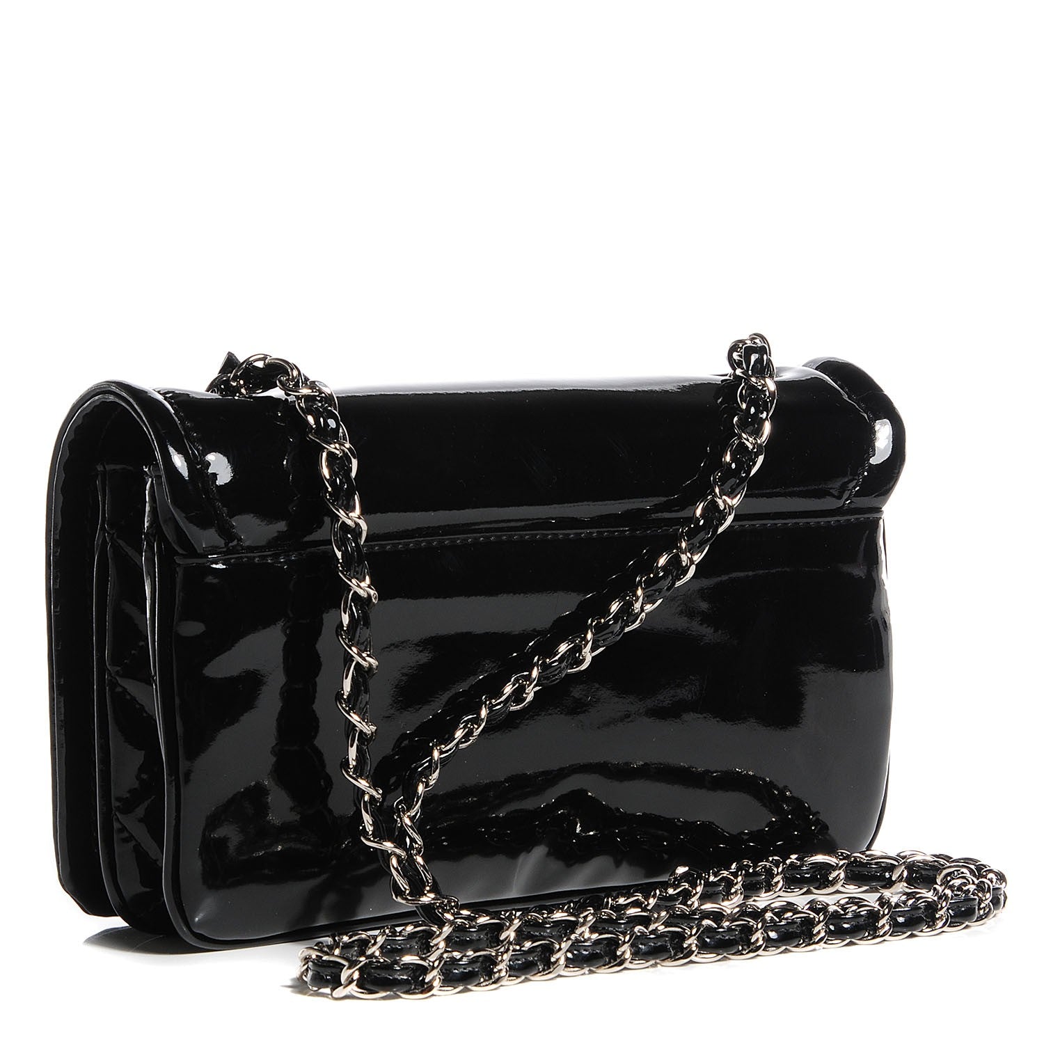 Chanel Vinyl Small Lipstick Flap Black 3 of 7