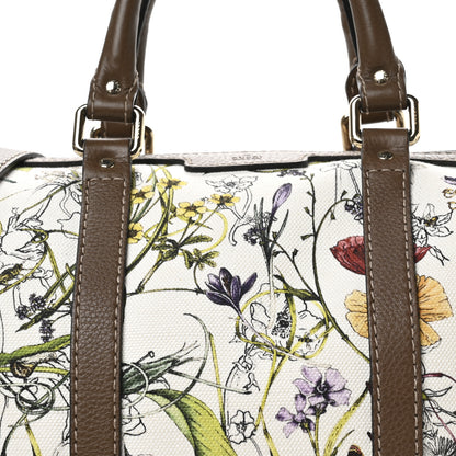 Gucci Canvas Flora Infinity Medium Joy Boston White Multicolor Acero 8 of 12