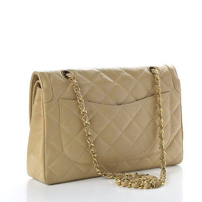 Chanel Lambskin Quilted Medium Double Flap Beige 3 of 12