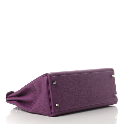Hermes Togo Kelly Retourne 32 Anemone 4 of 13