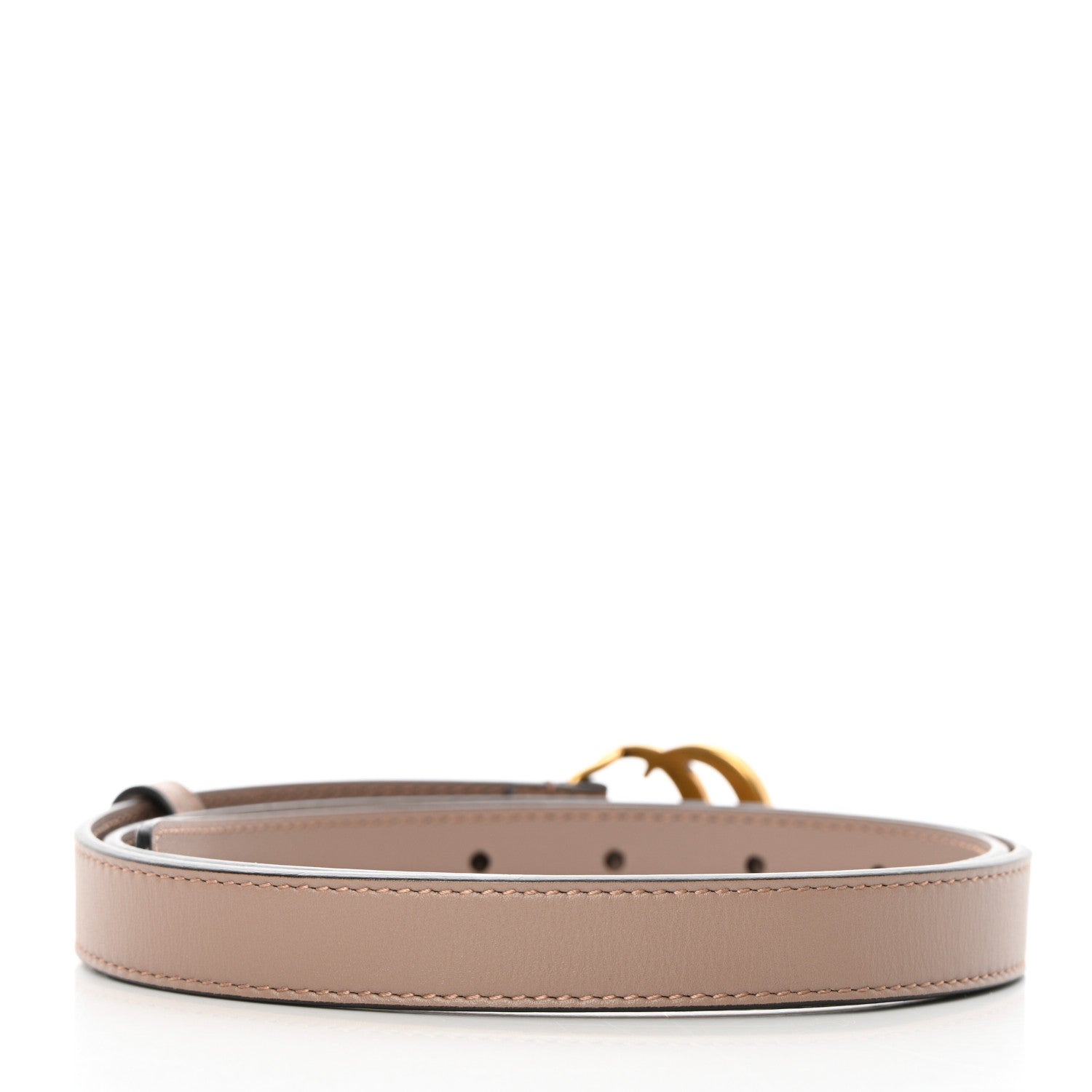 Gucci Calfskin Double G 20mm Belt 85 34 Porcelain Rose 3 of 8