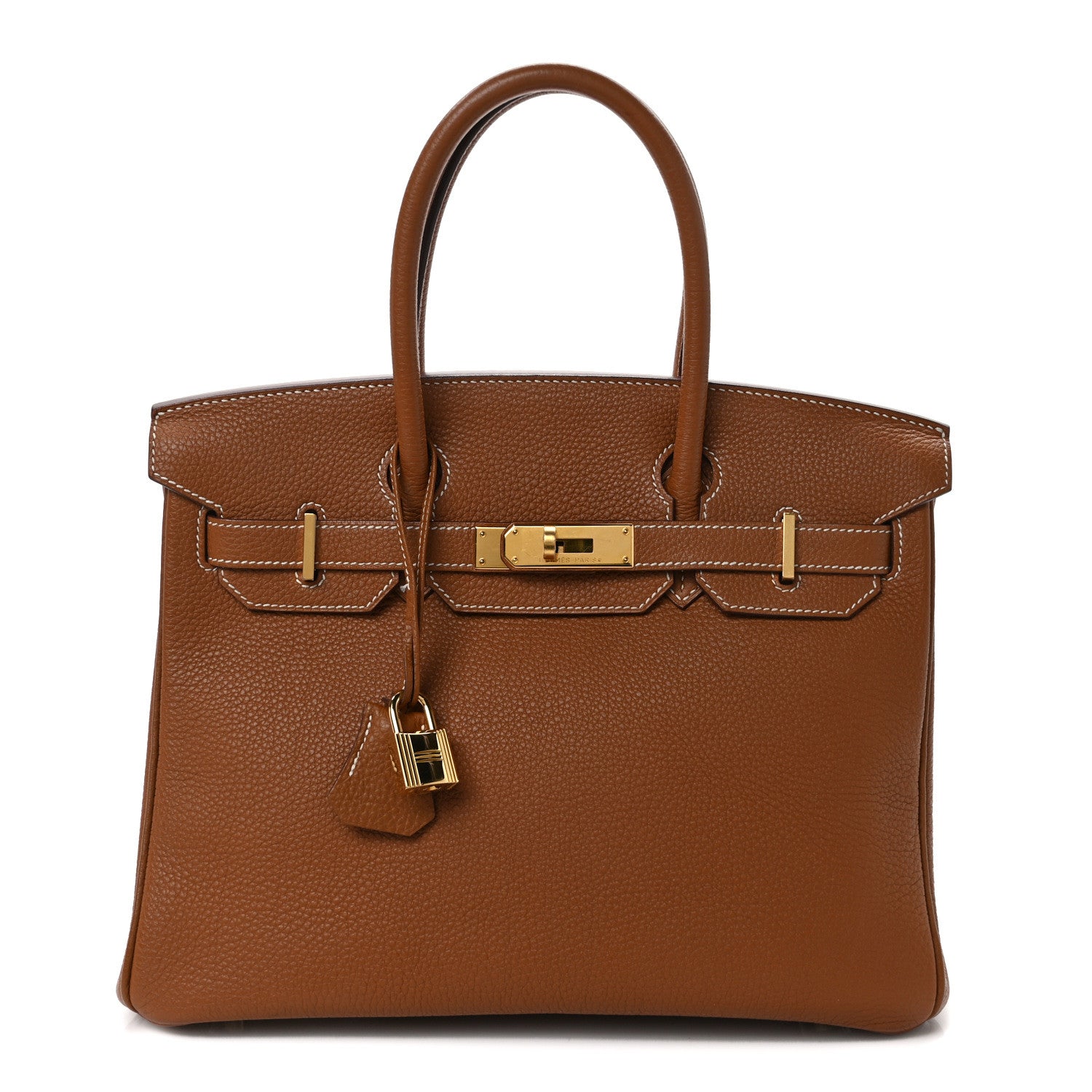 Hermes Togo BIRKIN 30 Gold 1 of 12