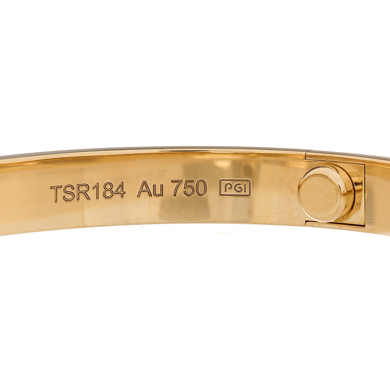 Cartier 18K Yellow Gold LOVE Bracelet 17 5 of 8
