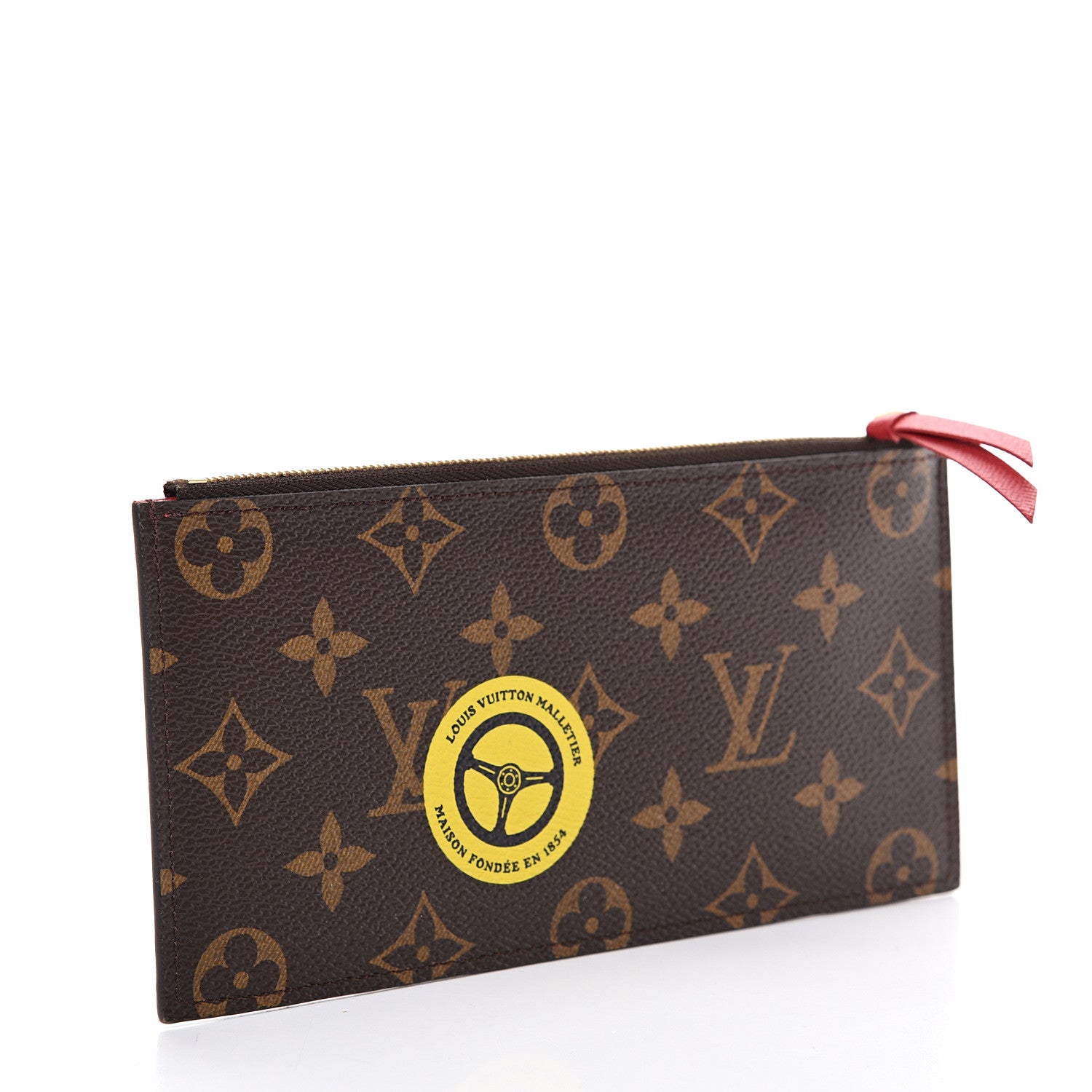 Louis Vuitton Monogram World Tour Felicie Chain Wallet Zippered Insert 2 of 6