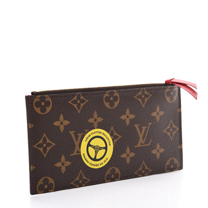 Louis Vuitton Monogram World Tour Felicie Chain Wallet Zippered Insert 2 of 6