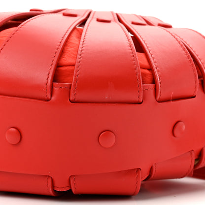 Bottega Veneta French Calfskin Small Shell Bag Chili Tomato 10 of 10