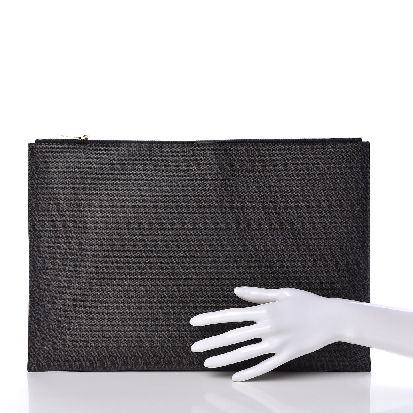 Classic Toile Monogram Document Case Black