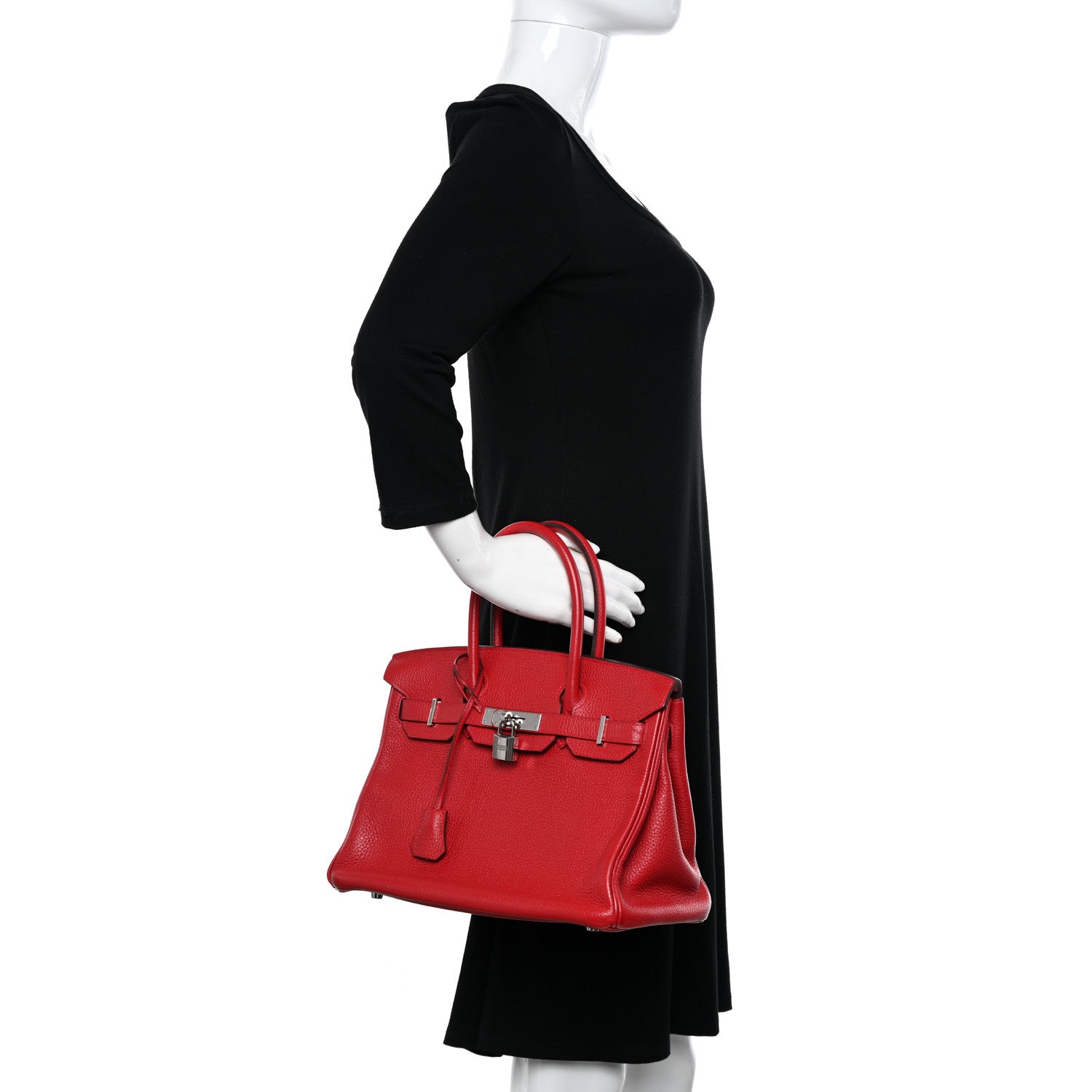 Hermes Togo Birkin 30 Rouge Vif 3 of 23