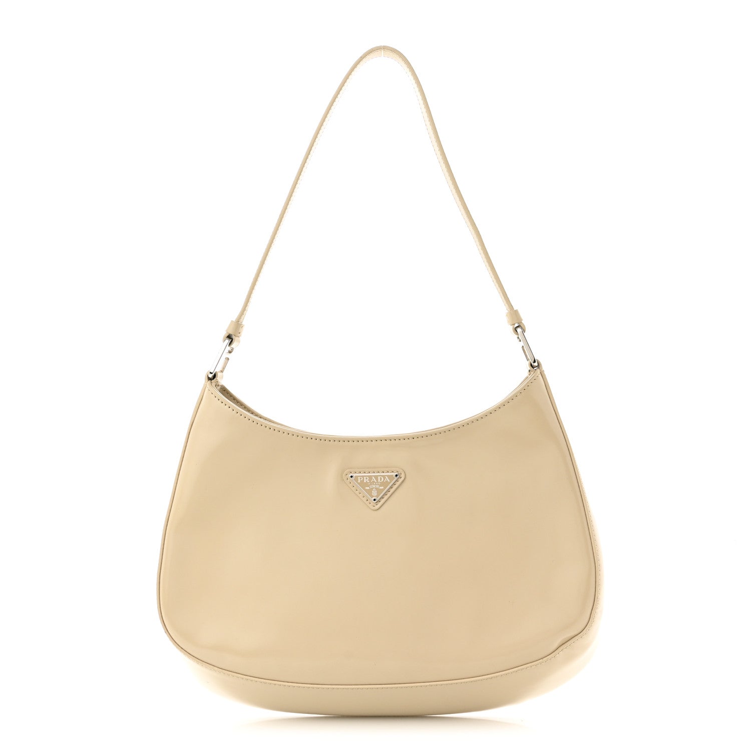 Prada Spazzolato Cleo Shoulder Bag Deserto 1 of 10