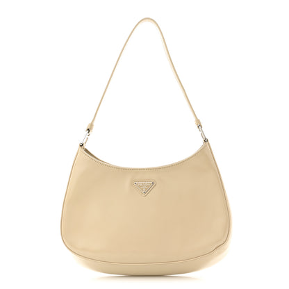 Prada Spazzolato Cleo Shoulder Bag Deserto 1 of 10