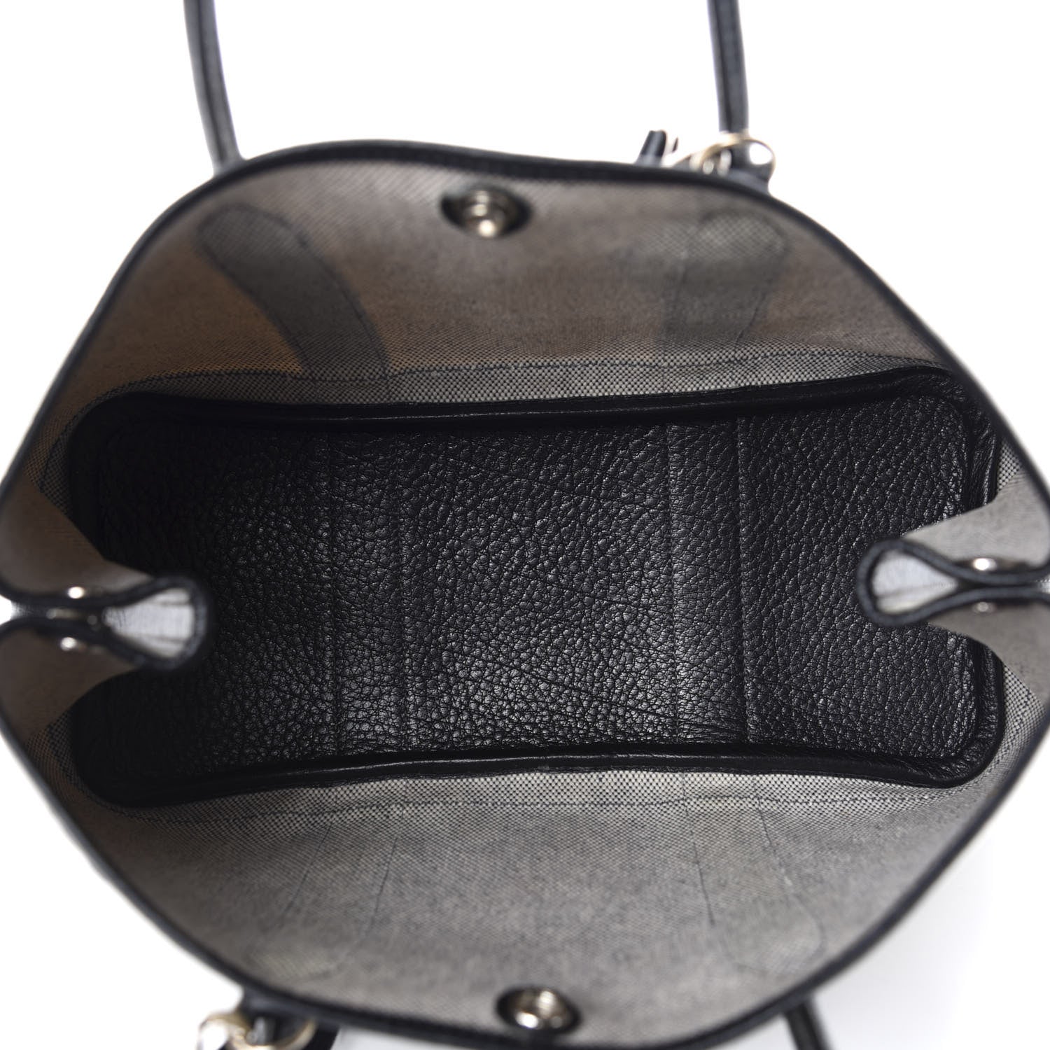 Hermes Twill D H Negonda Garden Party 30 TPM Ecru Black 5 of 9