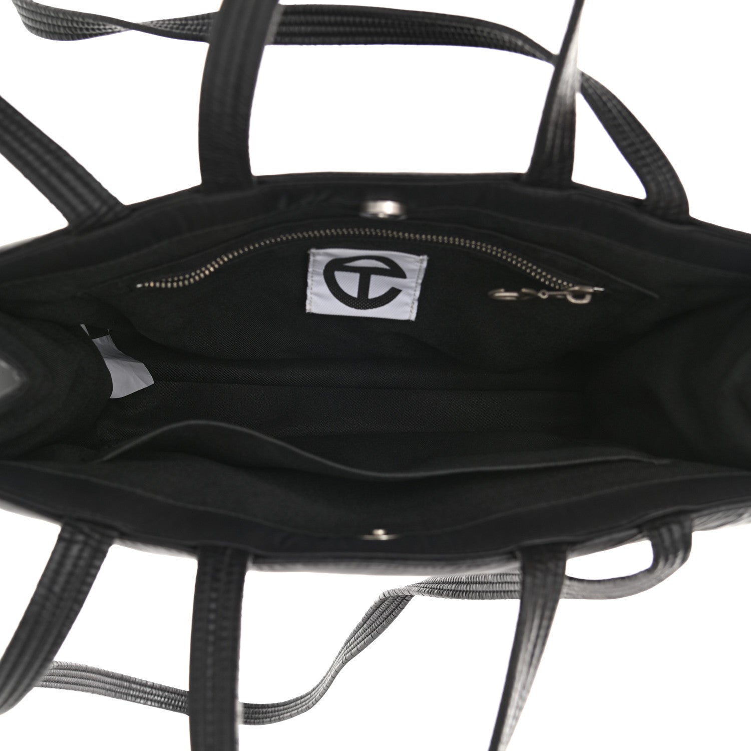 Telfar Nylon Medium Puff Shopping Bag Black 5 of 14