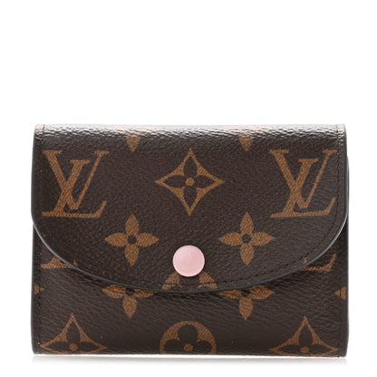 Louis Vuitton Damier Ebene Rosalie Coin Purse Rose Ballerine 1 of 7