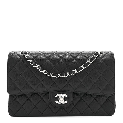 Chanel Caviar Quilted Medium Double Flap Black 1 of 10