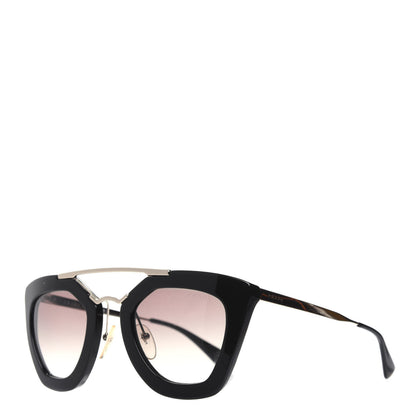 Prada Acetate Cinema Sunglasses SPR 09Q Black 1 of 8