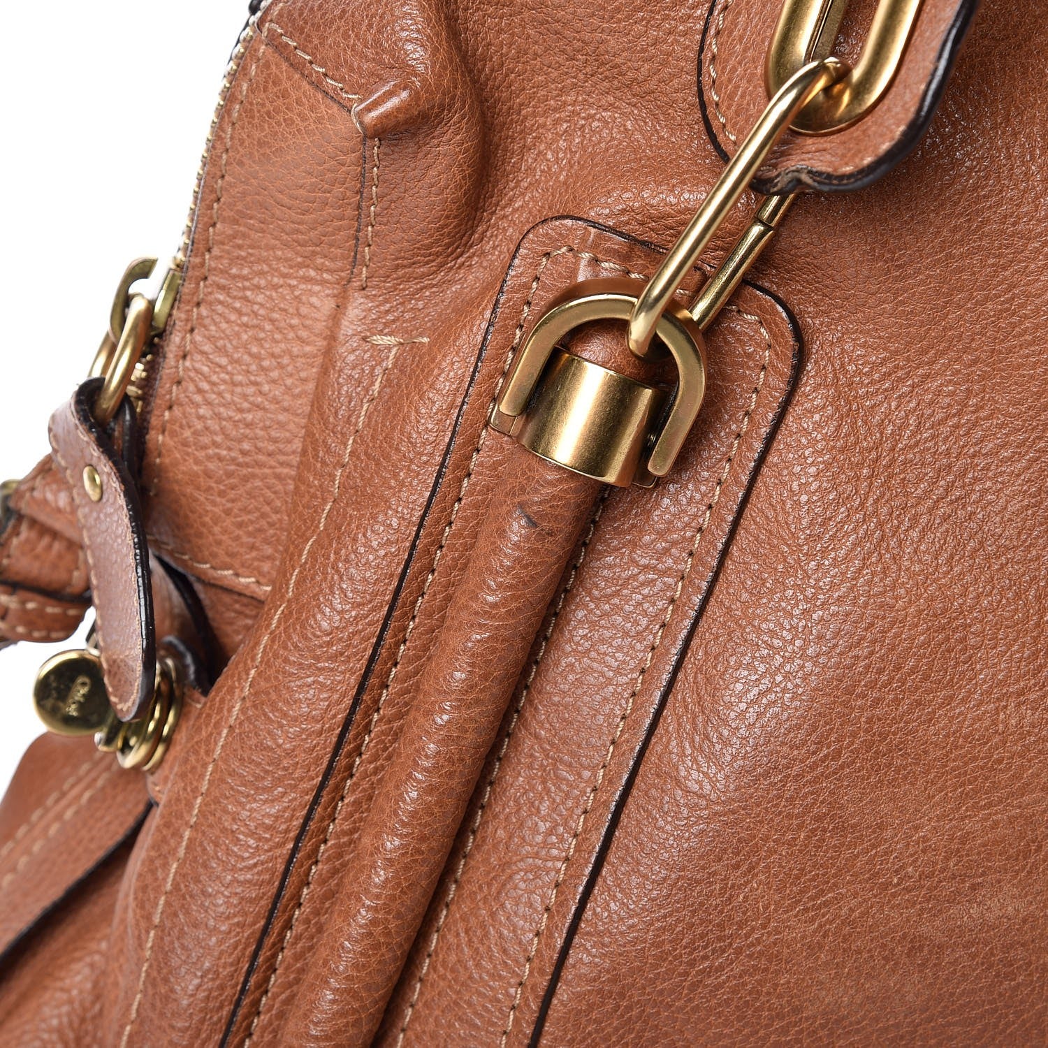 Chloe Calfskin Large Paraty Caramel 12 of 20
