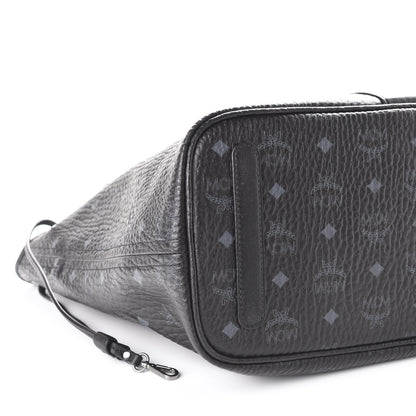 MCM Visetos Medium Liz Reversible Shopper Tote Black 10 of 15
