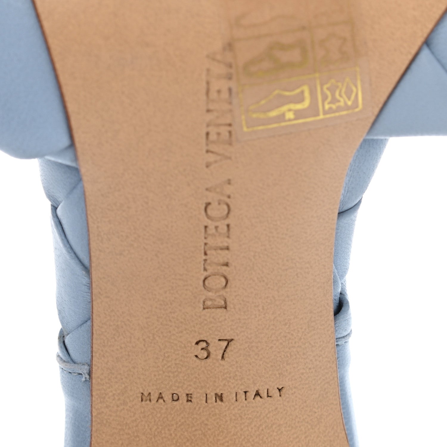 Bottega Veneta Nappa Maxi Intrecciato Lido Mule Sandals 37 Ice 7 of 9