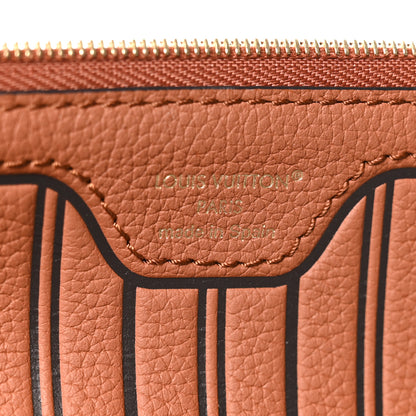 Louis Vuitton Monogram Calfskin Neo Neverfull Inside Out MM Tan 12 of 18