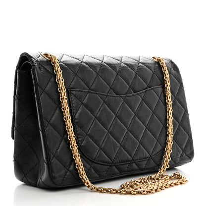 Chanel Aged Calfskin Lucky Charms 2.55 Reissue 226 Flap Black 3 of 10