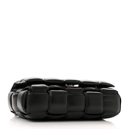 Bottega Veneta Lambskin Maxi Intreccio Padded Chain Cassette Crossbody Bag Black 4 of 10