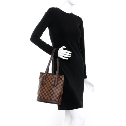 Louis Vuitton Damier Ebene Marais Bucket 23 9 of 14