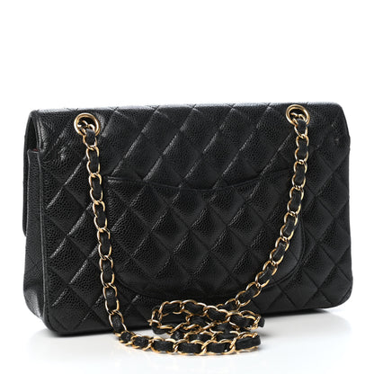 Chanel Caviar Quilted Medium Double Flap Black 2 of 5