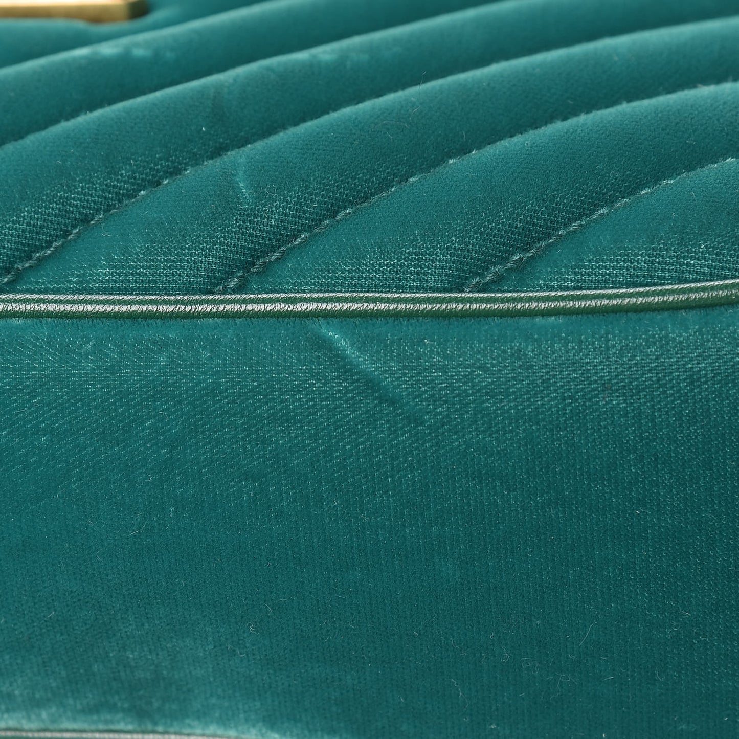 Velvet Matelasse Monogram Lou Camera Bag Deep Malachite