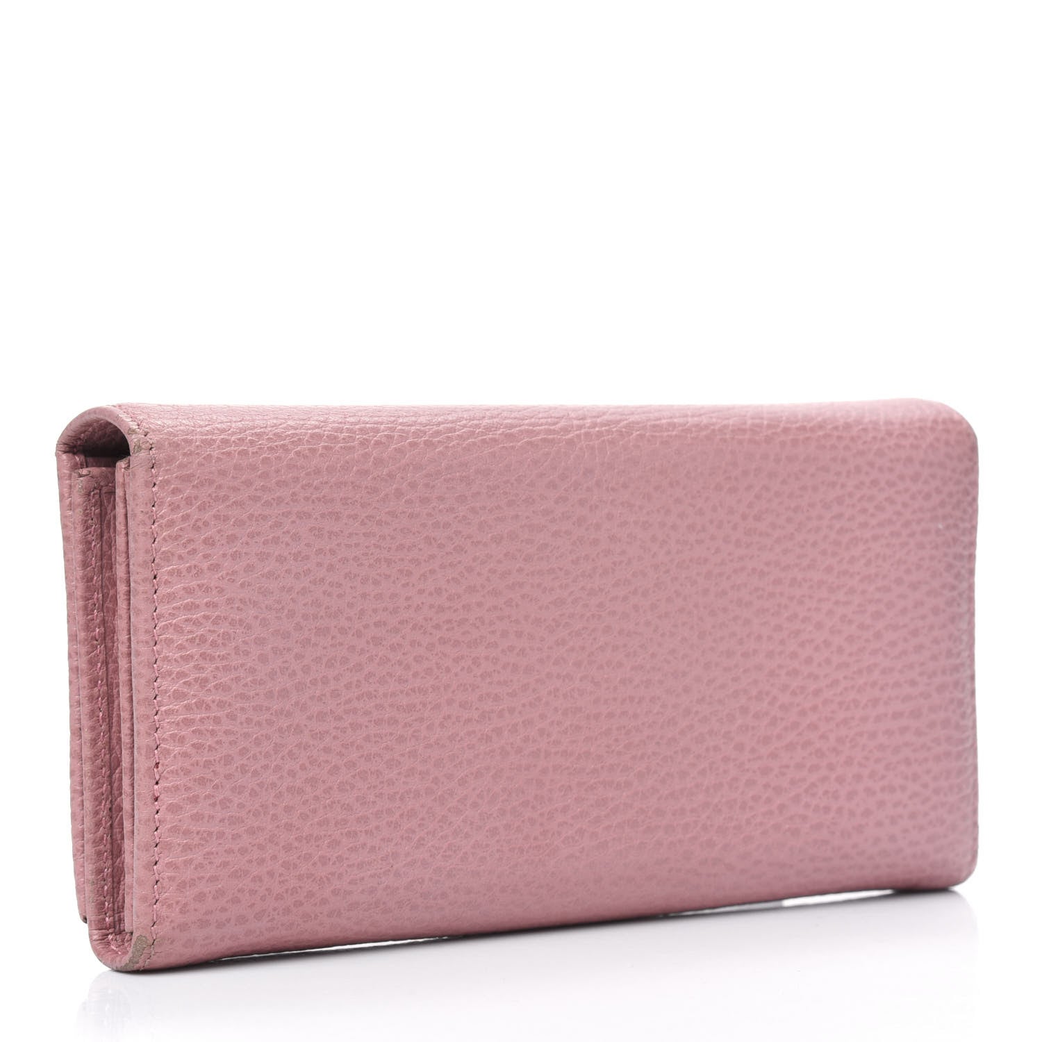Gucci Dollar Calfskin Continental Wallet Soft Pink 2 of 5