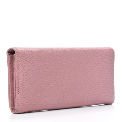Gucci Dollar Calfskin Continental Wallet Soft Pink 2 of 5