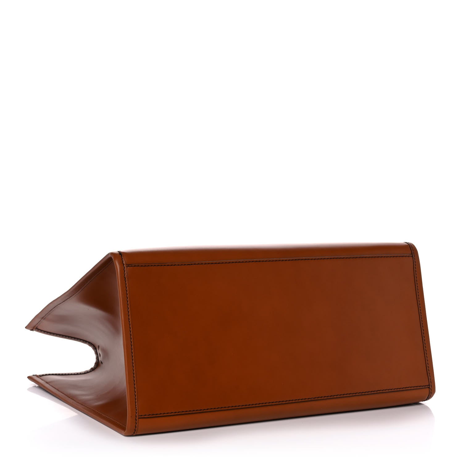 Fendi Vitello King Plexiglass Medium Fendi Sunshine Shopper Tote Cuoio 4 of 12