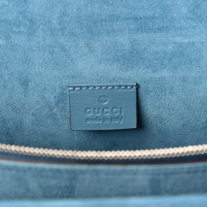 Gucci GG Supreme Monogram Angry Cat Embroidered Medium Dionysus Shoulder Bag Beige Ultramarine 6 of 9