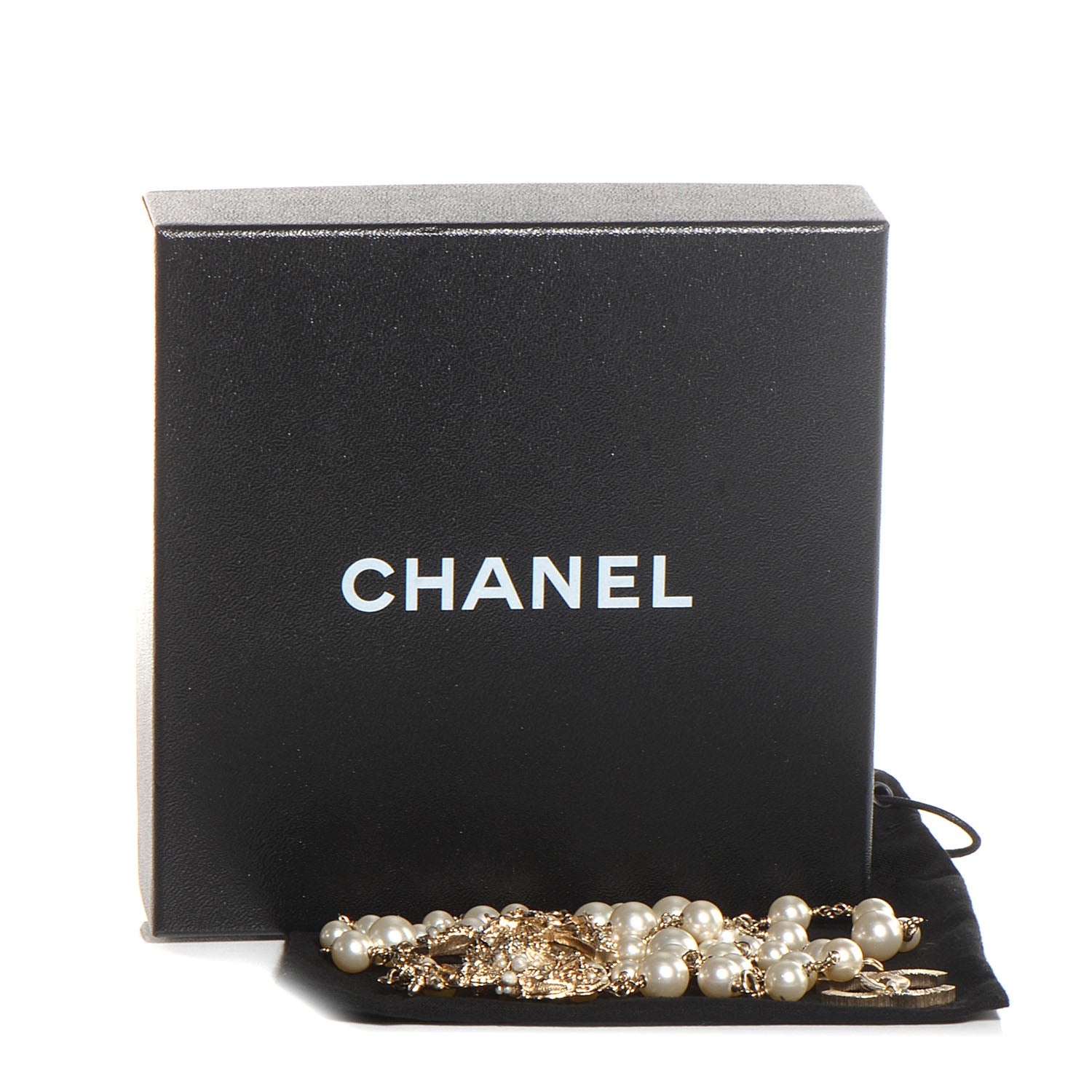 Chanel Pearl Crystal CC Belt Light Gold 6 of 6