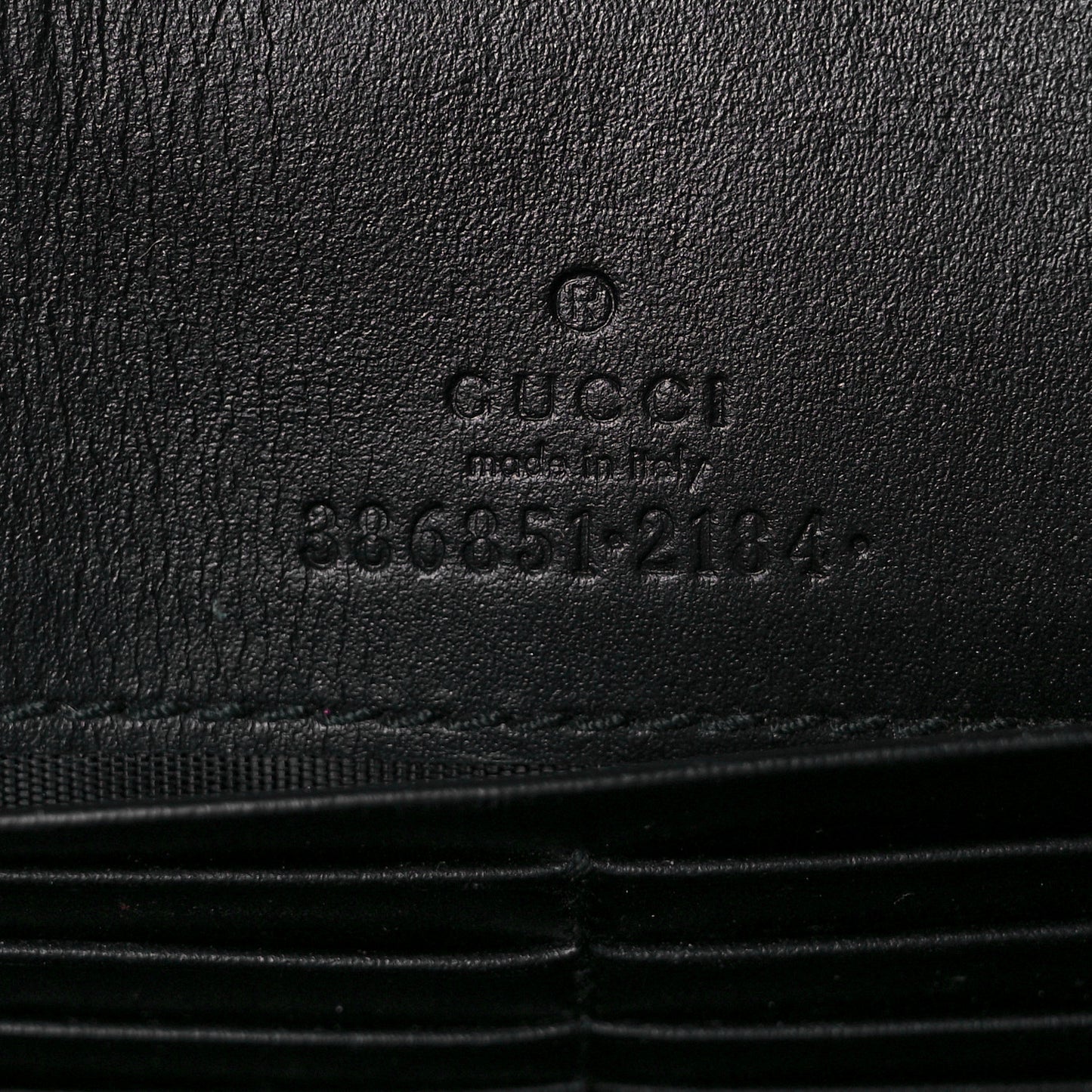 Guccissima Clutch Black