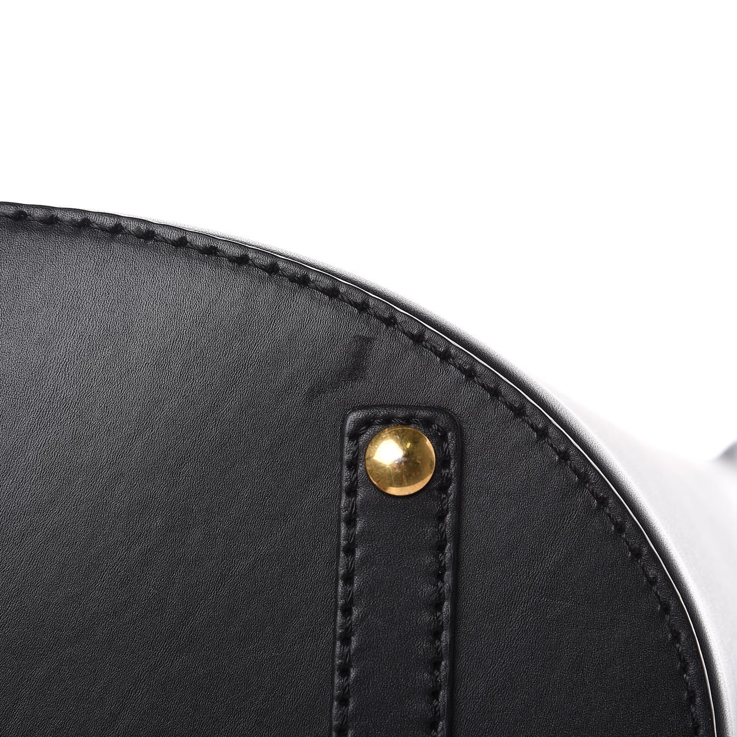 Supple Calfskin Medium Bucket Black