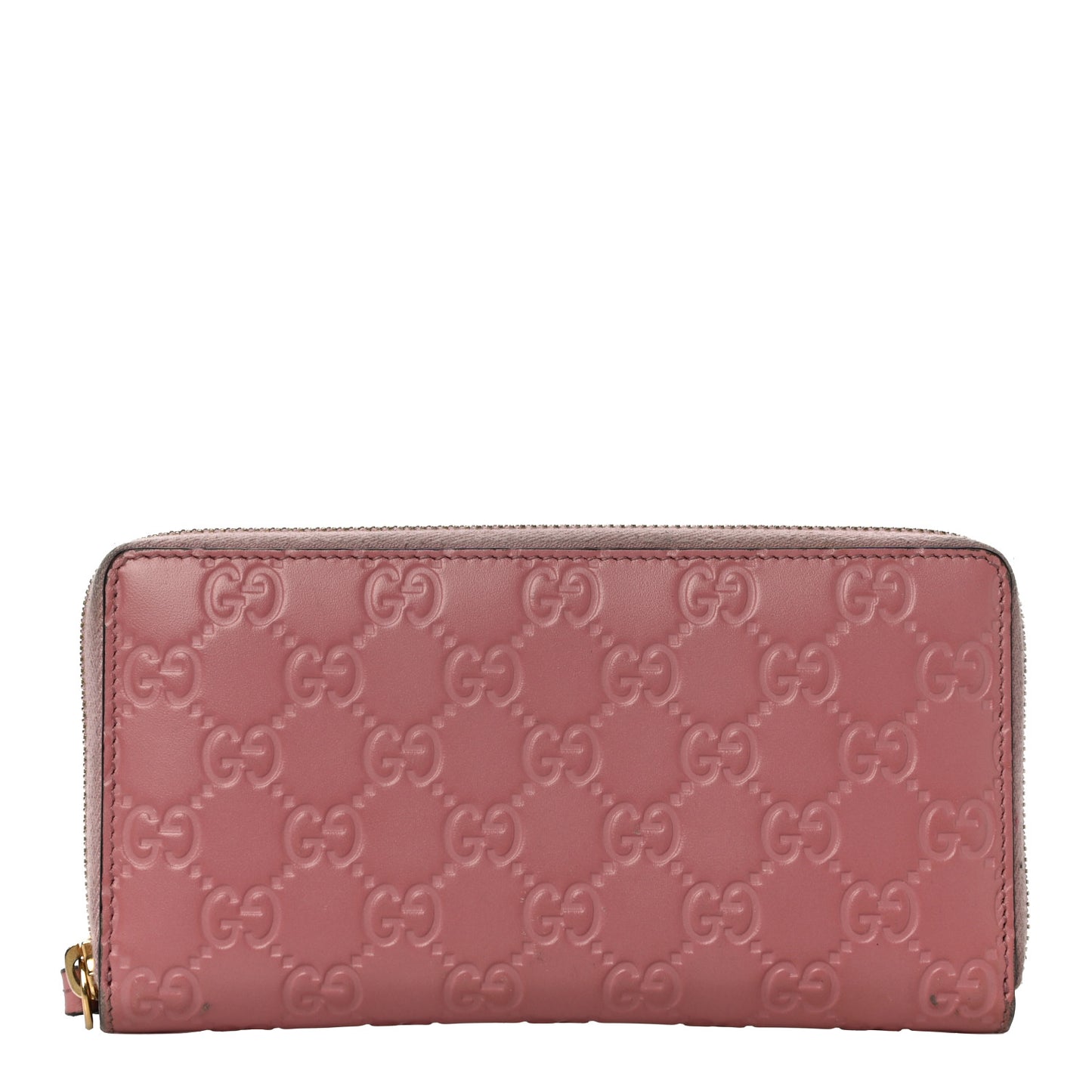 Guccissima Zip Around Wallet Pink