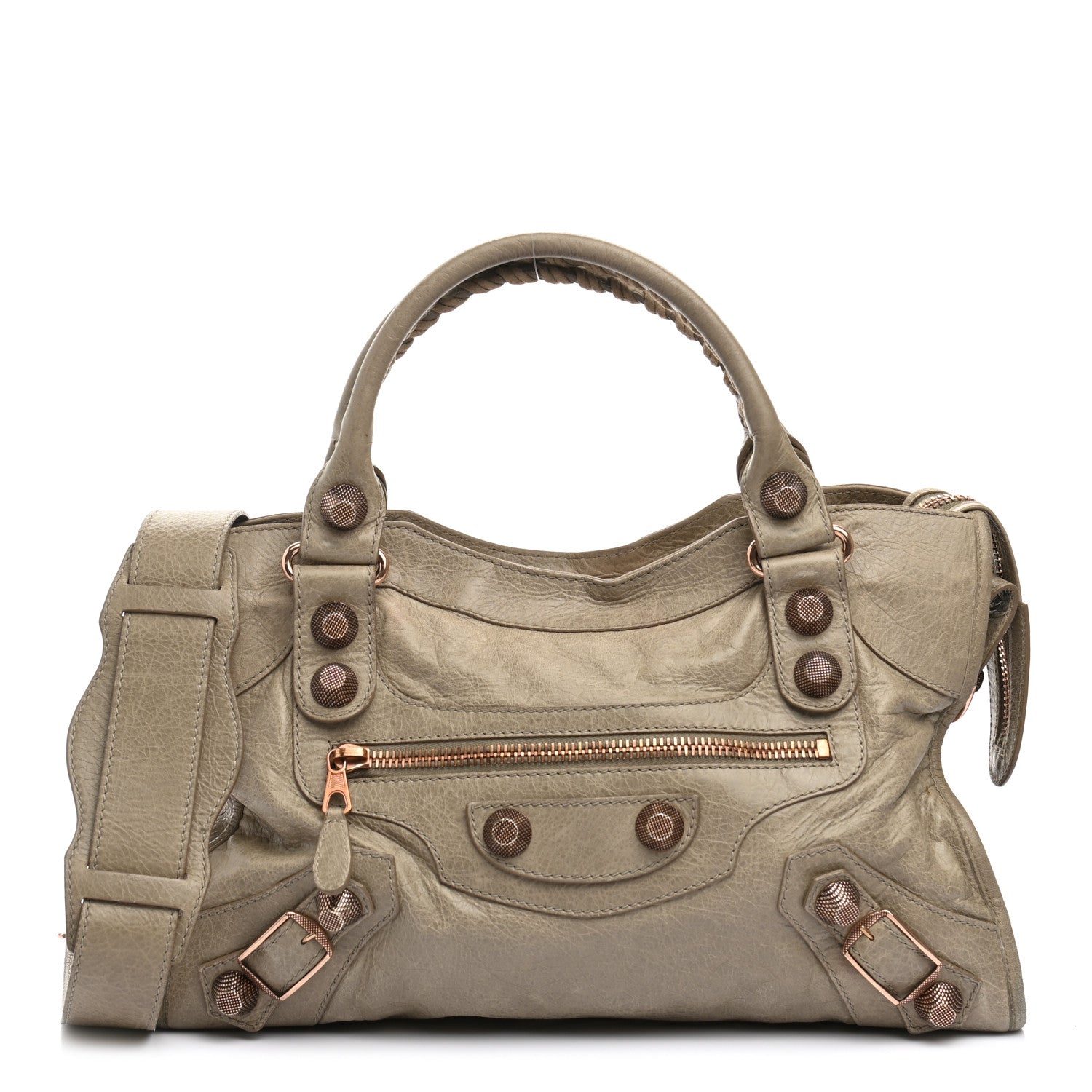 Balenciaga Agneau Giant 21 Rose Gold Hardware City Papyrus 1 of 13